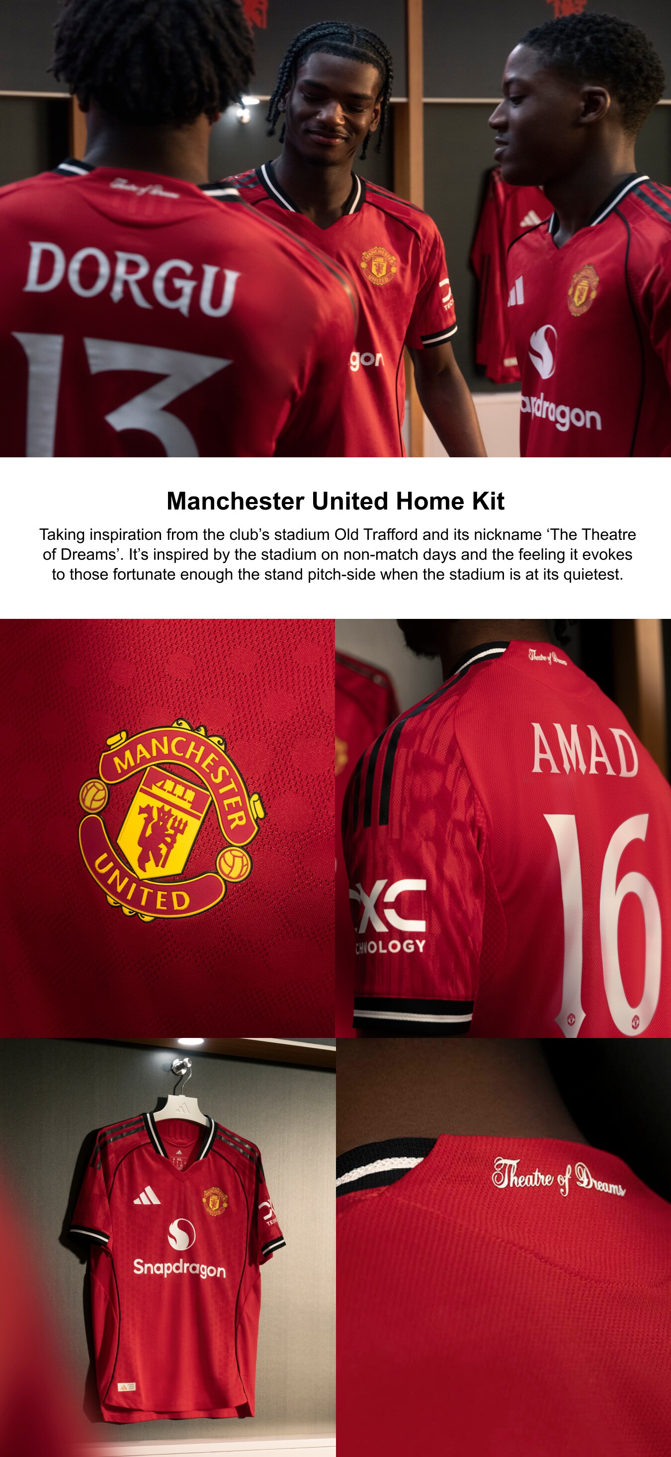 T-shirt Manchester United Team Viewer DXC Technology - Vert - Taille S - Adidas
