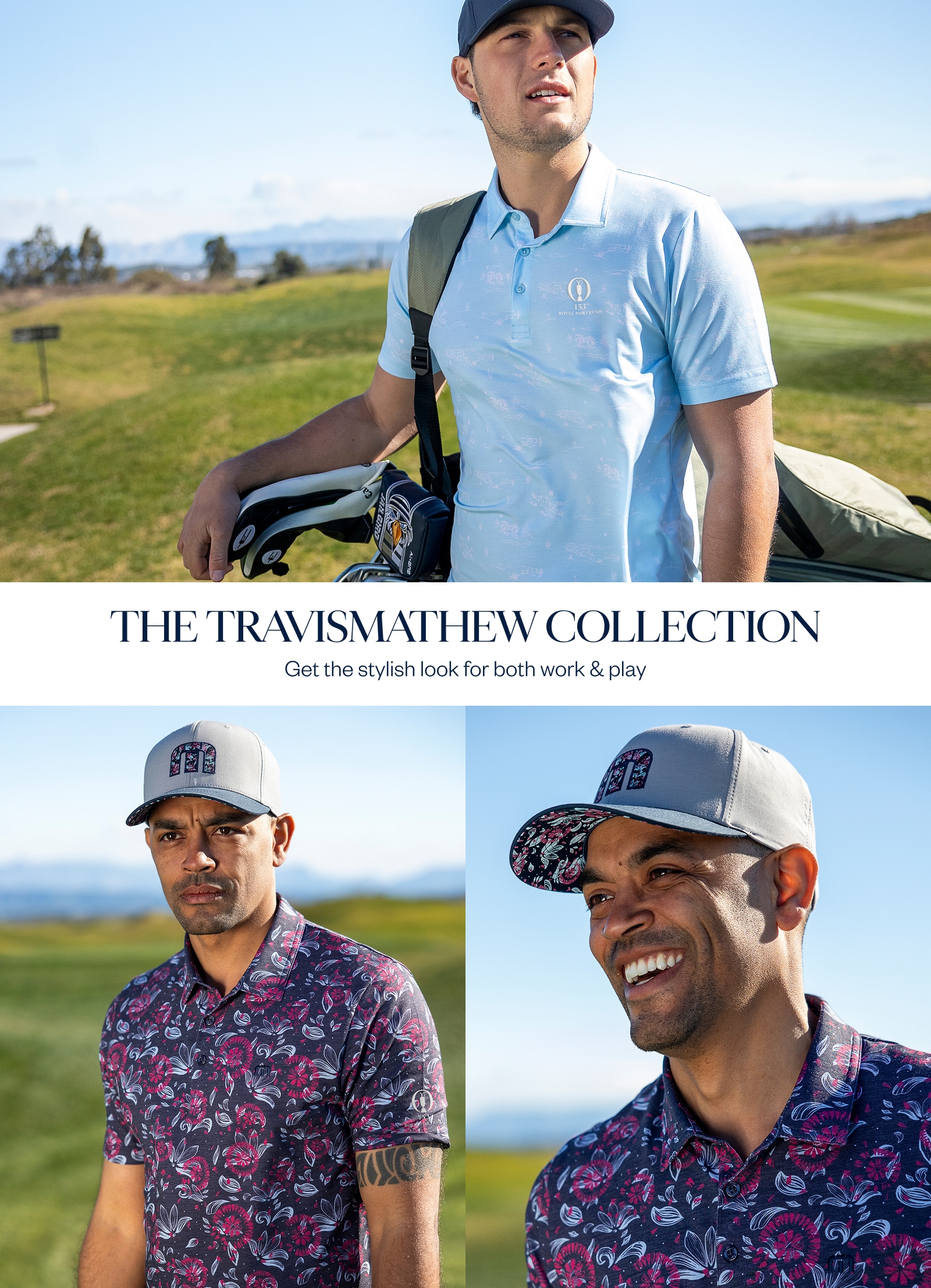 The Travis Matthew Collection. Get the stylish look for both work & play.