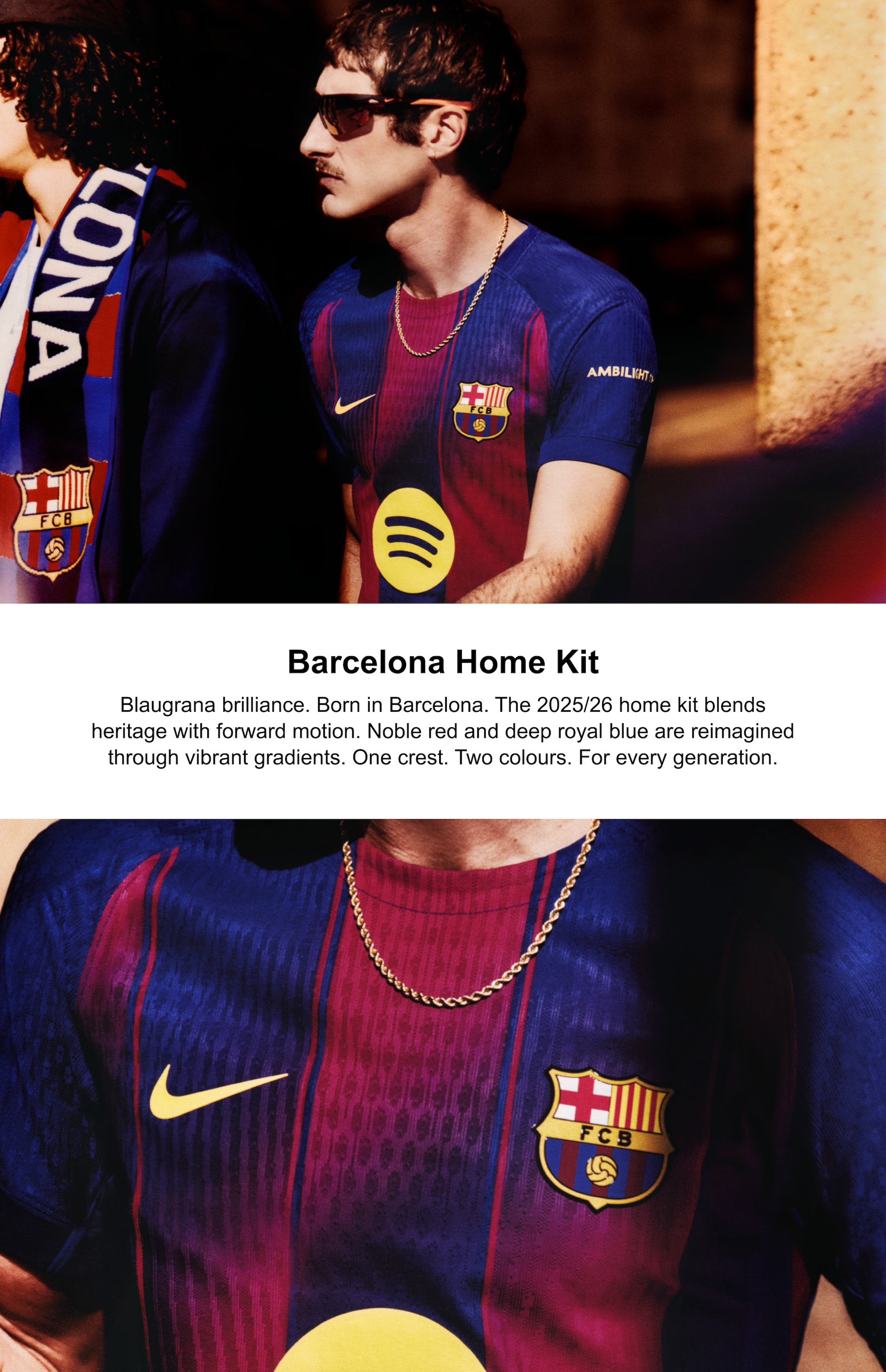 Barcelona Nike Home Dri-Fit ADV Match Shirt 2025-26 with Lamine