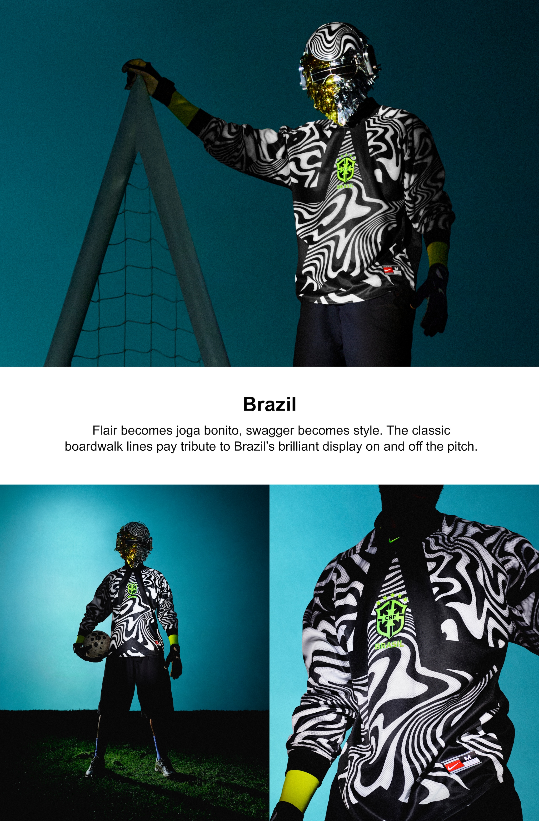 Brazil Nike Goalkeeper Lifestyle Jersey