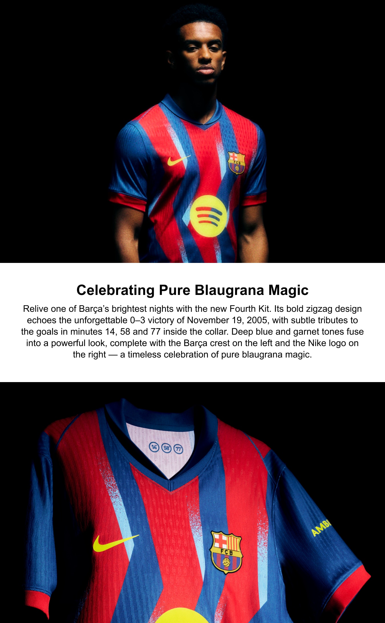 Barcelona Nike Fourth Shirt 2025-26 - Kids